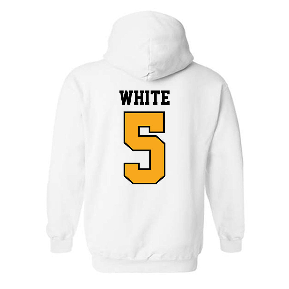 VCU - NCAA Women's Basketball : Makennah White - Sports Shersey Hooded Sweatshirt-1