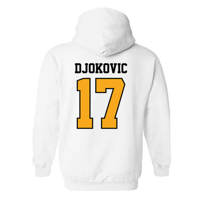 VCU - NCAA Men's Basketball : Lazar Djokovic - Sports Shersey Hooded Sweatshirt-1