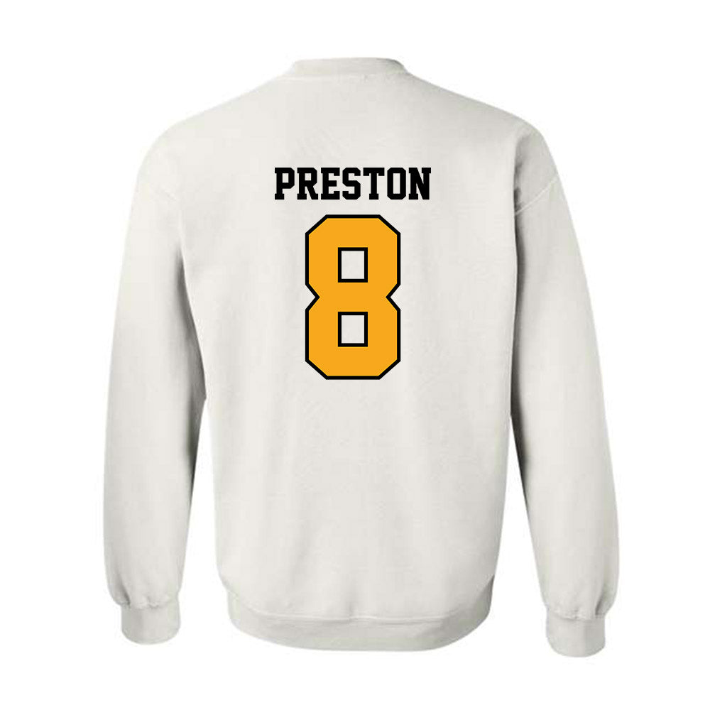 VCU - NCAA Women's Basketball : Daija Preston - Sports Shersey Crewneck Sweatshirt-1