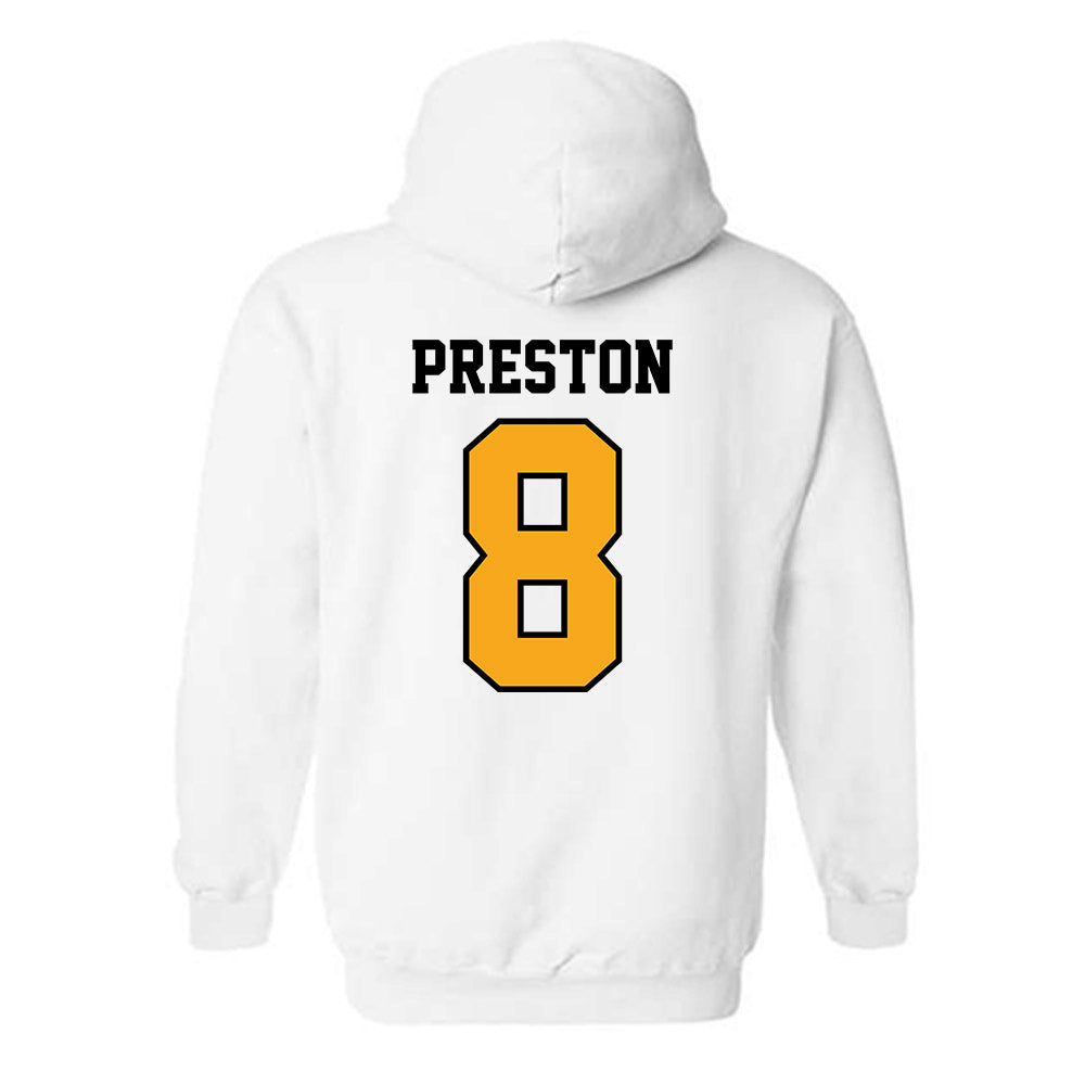 VCU - NCAA Women's Basketball : Daija Preston - Sports Shersey Hooded Sweatshirt-1