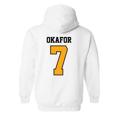 VCU - NCAA Men's Basketball : Obinnaya Okafor - Sports Shersey Hooded Sweatshirt-1