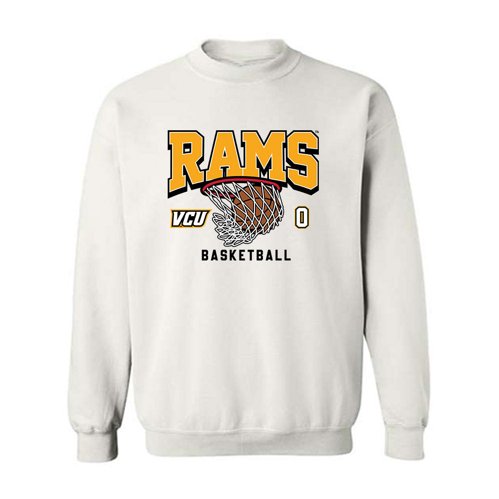 VCU - NCAA Women's Basketball : Tyrielle Williams - Sports Shersey Crewneck Sweatshirt-0