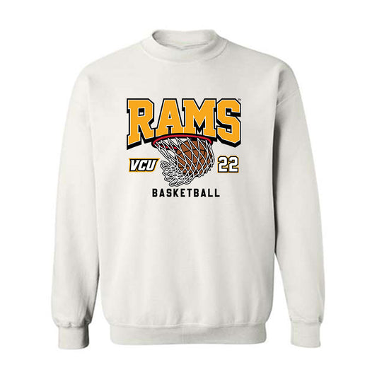 VCU - NCAA Men's Basketball : Keyshawn Mitchell - Sports Shersey Crewneck Sweatshirt-0