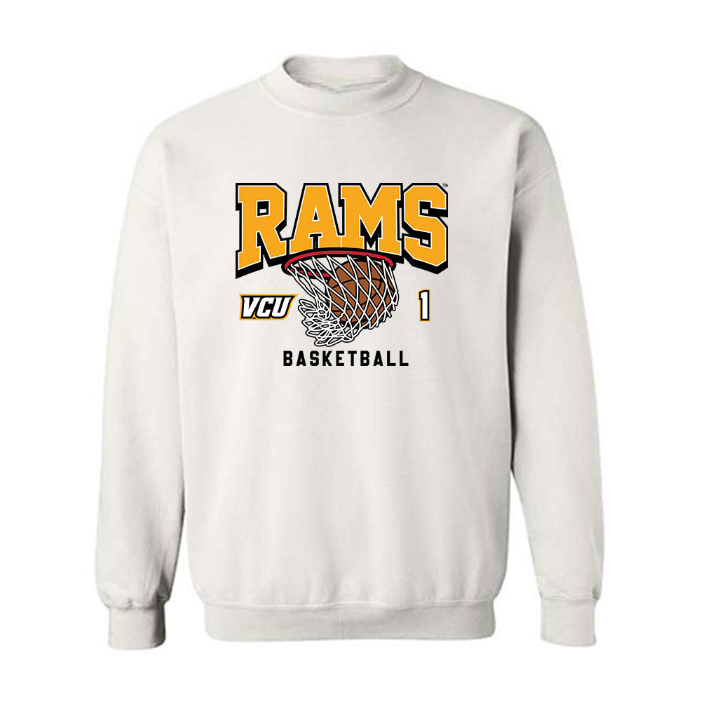 VCU - NCAA Men's Basketball : Nyk Lewis - Sports Shersey Crewneck Sweatshirt-0
