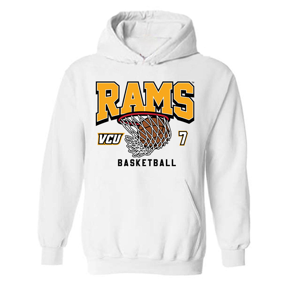 VCU - NCAA Women's Basketball : Hawa Doumbouya - Sports Shersey Hooded Sweatshirt-0