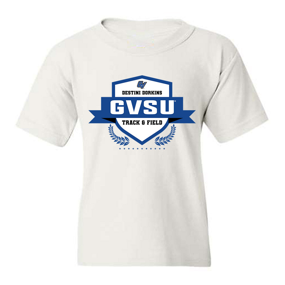 Grand Valley - NCAA Women's Track & Field : Destini Dorkins - Classic Fashion Shersey Youth T-Shirt-0