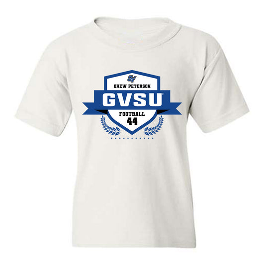 Grand Valley - NCAA Football : Drew Peterson - Classic Fashion Shersey Youth T-Shirt-0