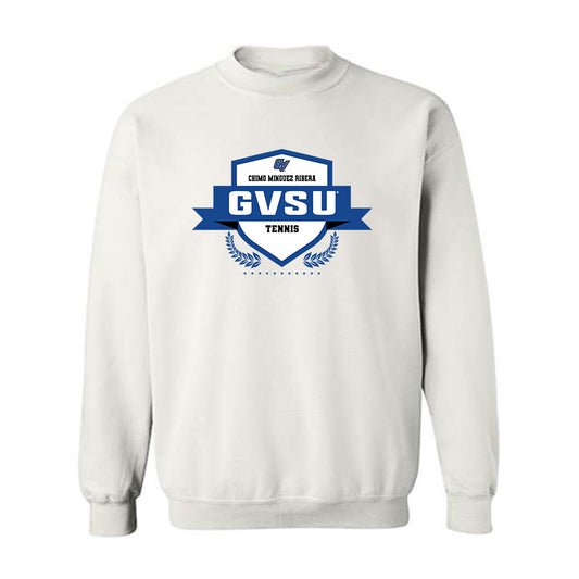 Grand Valley - NCAA Men's Tennis : Chimo Minguez Ribera - Classic Fashion Shersey Crewneck Sweatshirt-0