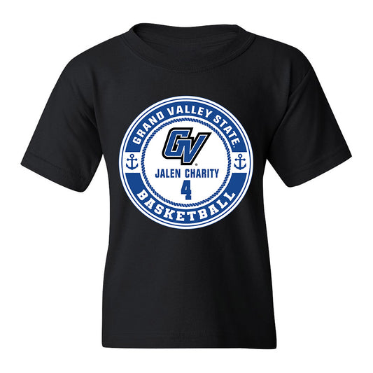 Grand Valley - NCAA Men's Basketball : Jalen Charity - Classic Fashion Shersey Youth T-Shirt