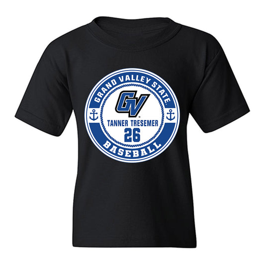 Grand Valley - NCAA Baseball : Tanner Tresemer - Classic Fashion Shersey Youth T-Shirt-0