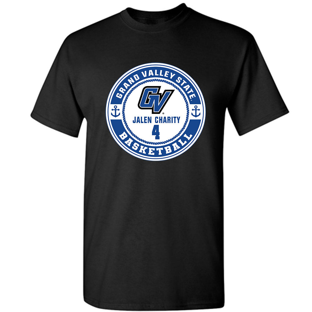 Grand Valley - NCAA Men's Basketball : Jalen Charity - Classic Fashion Shersey T-Shirt-0
