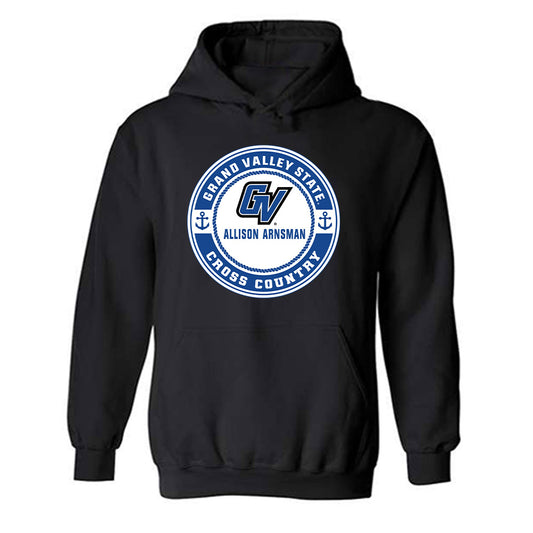 Grand Valley - NCAA Women's Cross Country : Allison Arnsman - Classic Fashion Shersey Hooded Sweatshirt-0