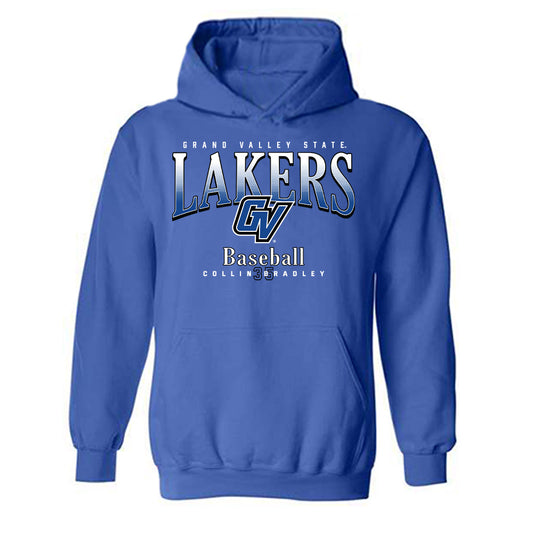 Grand Valley - NCAA Baseball : Collin Bradley - Classic Fashion Shersey Hooded Sweatshirt