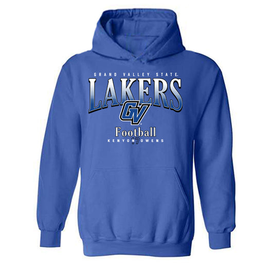 Grand Valley - NCAA Football : Kenyon Owens - Classic Fashion Shersey Hooded Sweatshirt-0
