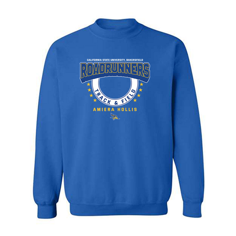 CSU Bakersfield - NCAA Women's Track & Field : Amiera Hollis - Classic Fashion Shersey Crewneck Sweatshirt-0