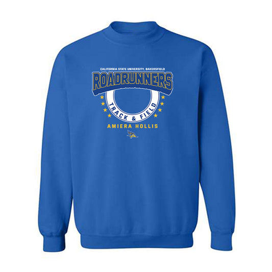 CSU Bakersfield - NCAA Women's Track & Field : Amiera Hollis - Classic Fashion Shersey Crewneck Sweatshirt-0