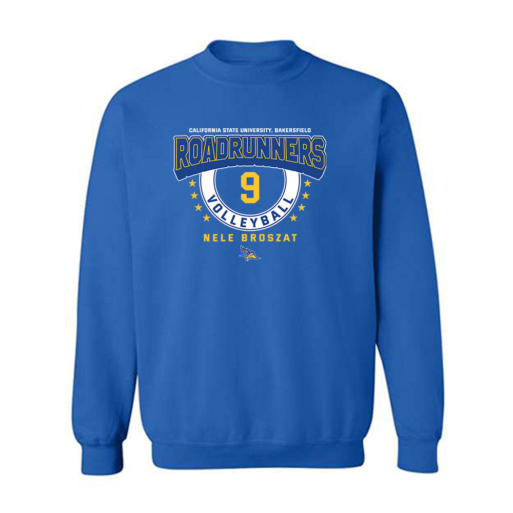 CSU Bakersfield - NCAA Women's Volleyball : Nele Broszat - Classic Fashion Shersey Crewneck Sweatshirt-0