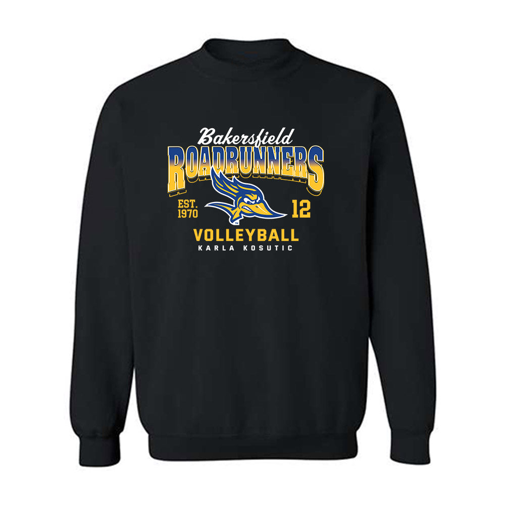 CSU Bakersfield - NCAA Women's Volleyball : Karla Kosutic - Classic Fashion Shersey Crewneck Sweatshirt-0