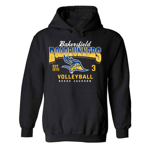 CSU Bakersfield - NCAA Women's Volleyball : Reese Jackson - Classic Fashion Shersey Hooded Sweatshirt-0