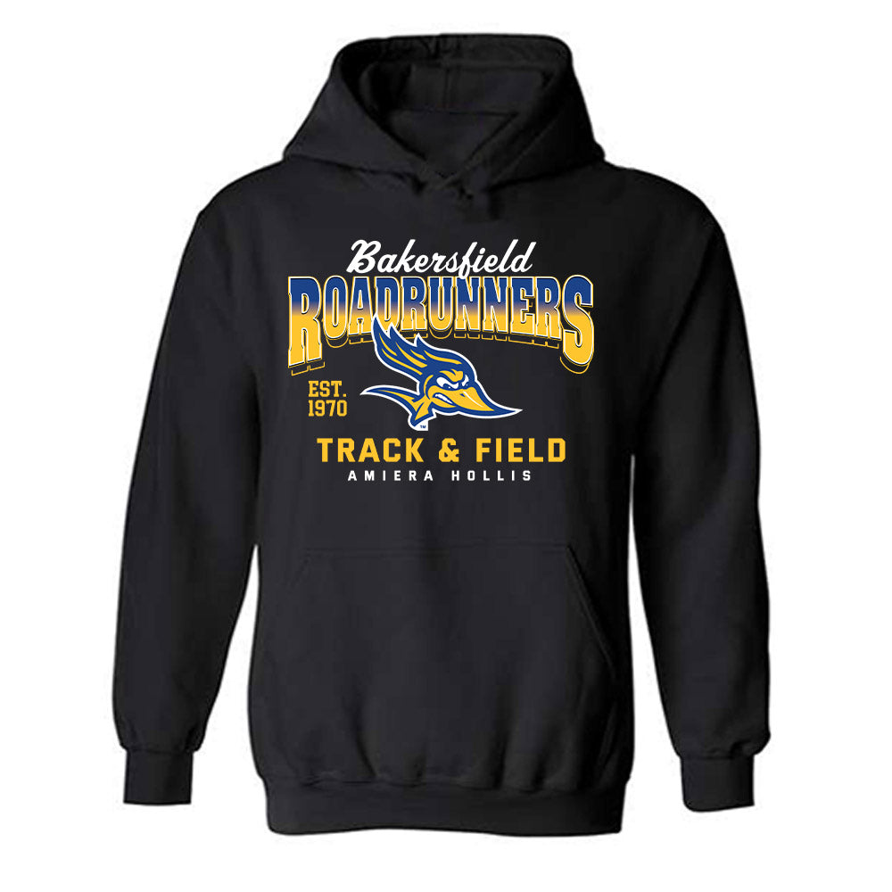 CSU Bakersfield - NCAA Women's Track & Field : Amiera Hollis - Classic Fashion Shersey Hooded Sweatshirt-0