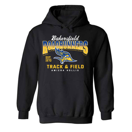 CSU Bakersfield - NCAA Women's Track & Field : Amiera Hollis - Classic Fashion Shersey Hooded Sweatshirt-0