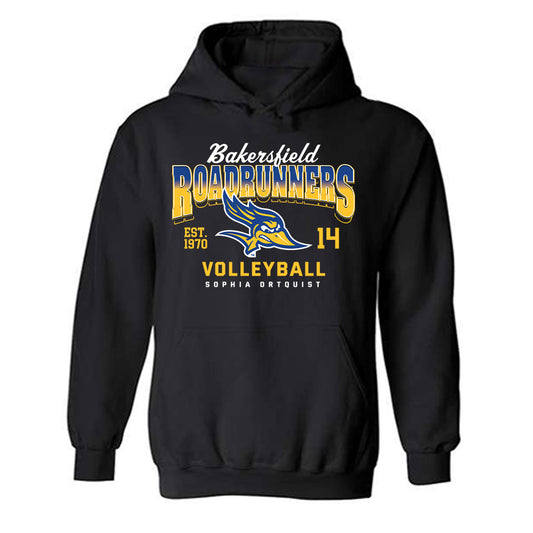 CSU Bakersfield - NCAA Women's Volleyball : Sophia Ortquist - Classic Fashion Shersey Hooded Sweatshirt-0