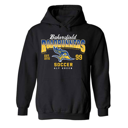 CSU Bakersfield - NCAA Women's Soccer : Aly Green - Classic Fashion Shersey Hooded Sweatshirt-0