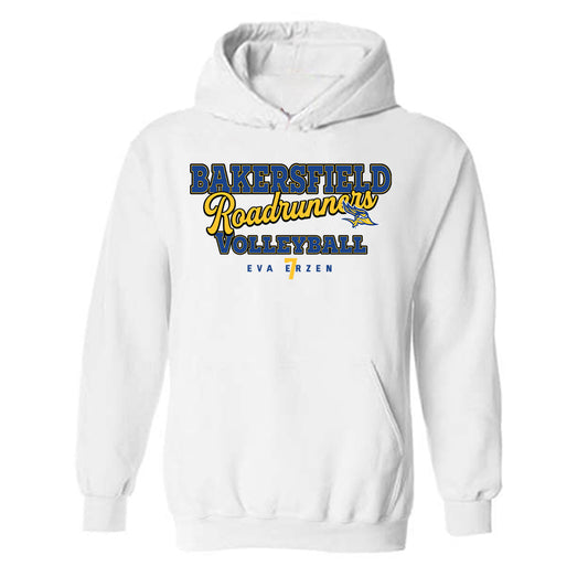 CSU Bakersfield - NCAA Women's Volleyball : Eva Erzen - Classic Fashion Shersey Hooded Sweatshirt-0