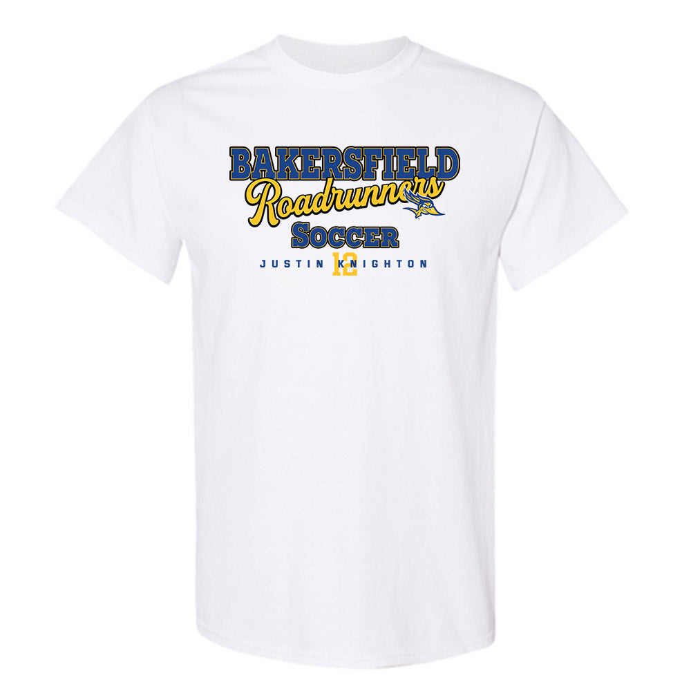 CSU Bakersfield - NCAA Men's Soccer : Justin Knighton - Classic Fashion Shersey T-Shirt-0