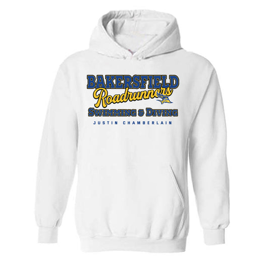 CSU Bakersfield - NCAA Men's Swimming & Diving : Justin Chamberlain - Classic Fashion Shersey Hooded Sweatshirt
