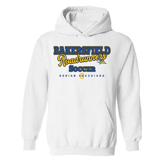 CSU Bakersfield - NCAA Men's Soccer : Dorian Cucchiara - Classic Fashion Shersey Hooded Sweatshirt-0