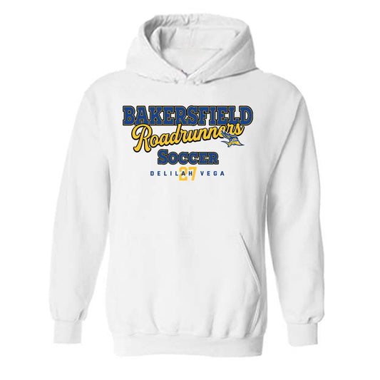 CSU Bakersfield - NCAA Women's Soccer : Delilah Vega - Classic Fashion Shersey Hooded Sweatshirt-0