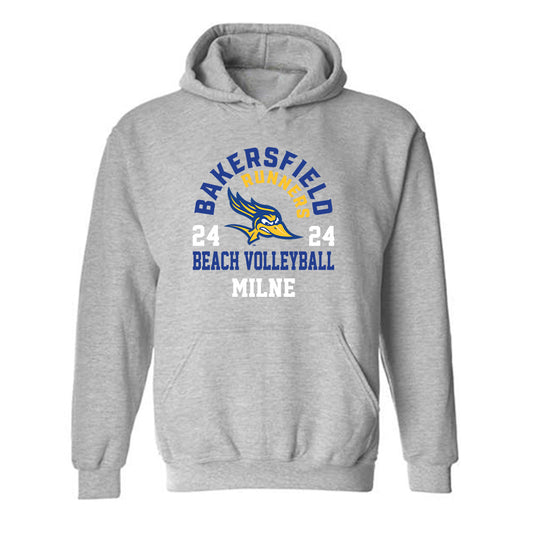 CSU Bakersfield - NCAA Beach Volleyball : Katey Milne - Classic Fashion Shersey Hooded Sweatshirt-0