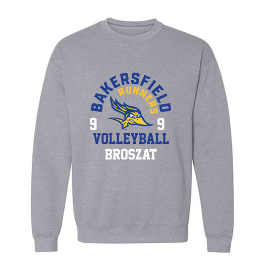 CSU Bakersfield - NCAA Women's Volleyball : Nele Broszat - Classic Fashion Shersey Crewneck Sweatshirt-0