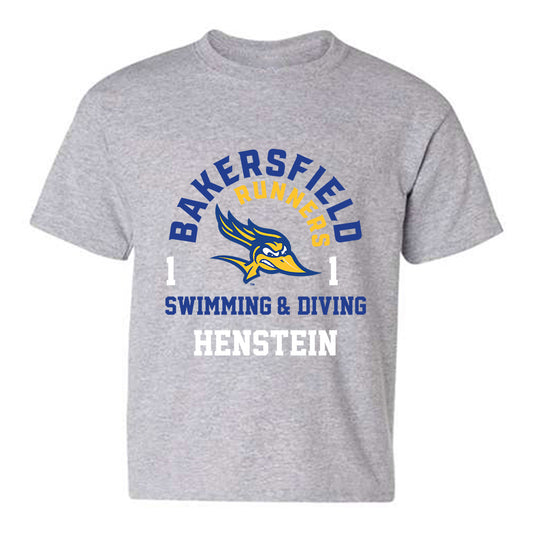 CSU Bakersfield - NCAA Men's Swimming & Diving : Thomas Henstein - Classic Fashion Shersey Youth T-Shirt-0