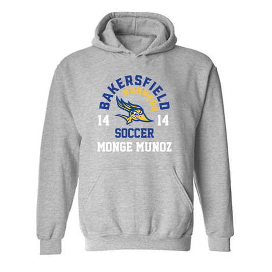 CSU Bakersfield - NCAA Men's Soccer : Pedro Monge munoz - Classic Fashion Shersey Hooded Sweatshirt-0