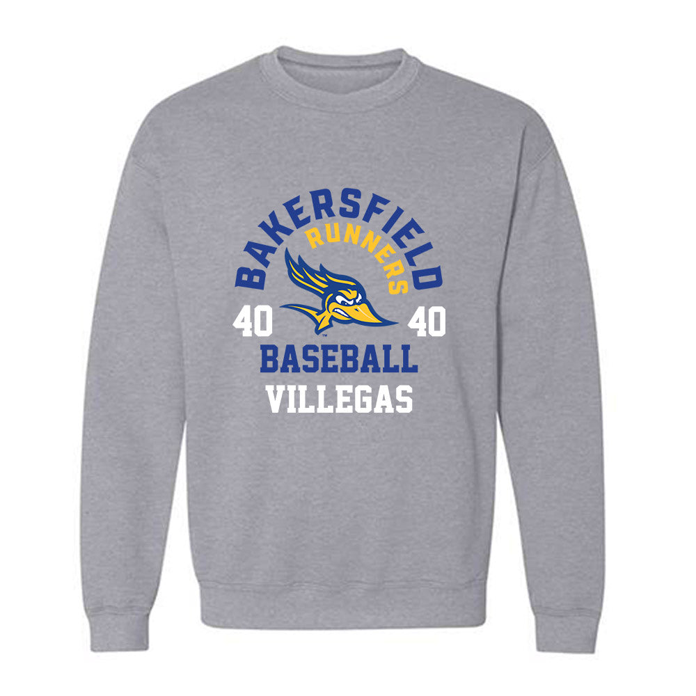 CSU Bakersfield - NCAA Baseball : David Villegas - Classic Fashion Shersey Crewneck Sweatshirt-0
