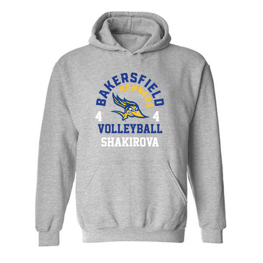 CSU Bakersfield - NCAA Women's Volleyball : Agnes Shakirova - Classic Fashion Shersey Hooded Sweatshirt-0