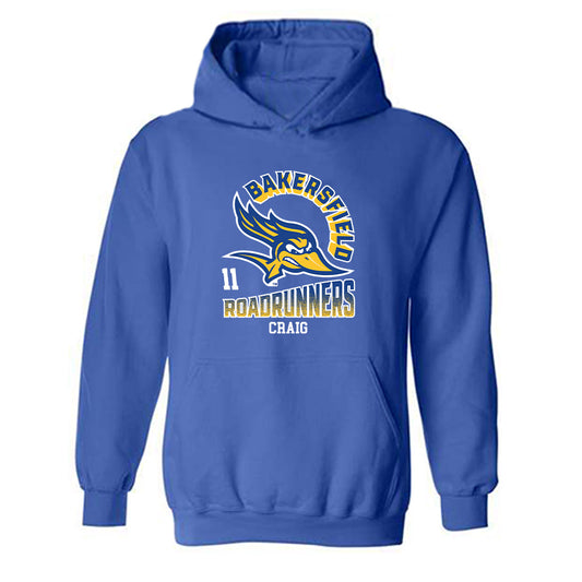 CSU Bakersfield - NCAA Baseball : Haldon Craig - Classic Fashion Shersey Hooded Sweatshirt