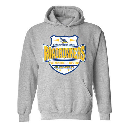 CSU Bakersfield - NCAA Men's Swimming & Diving : Julian Moseley - Hooded Sweatshirt Classic Shersey