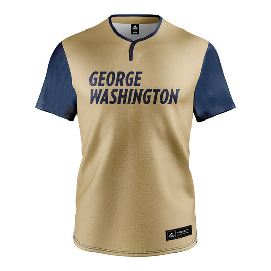 GWU - NCAA Baseball : Gavin Miller - Gold Jersey-0