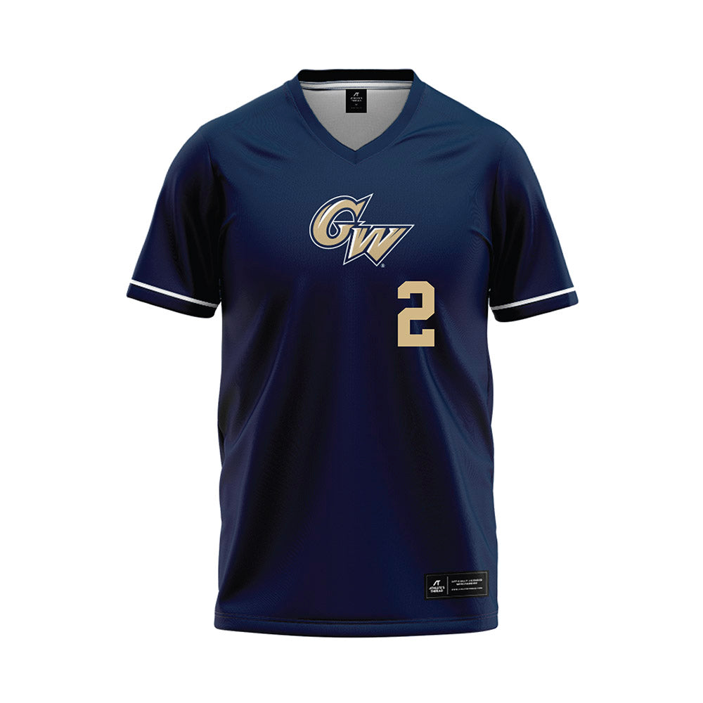 GWU - NCAA Softball : Reese Ferrel - Navy Jersey-0