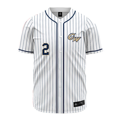 GWU - NCAA Softball : Reese Ferrel - White Pinstripe Jersey-0