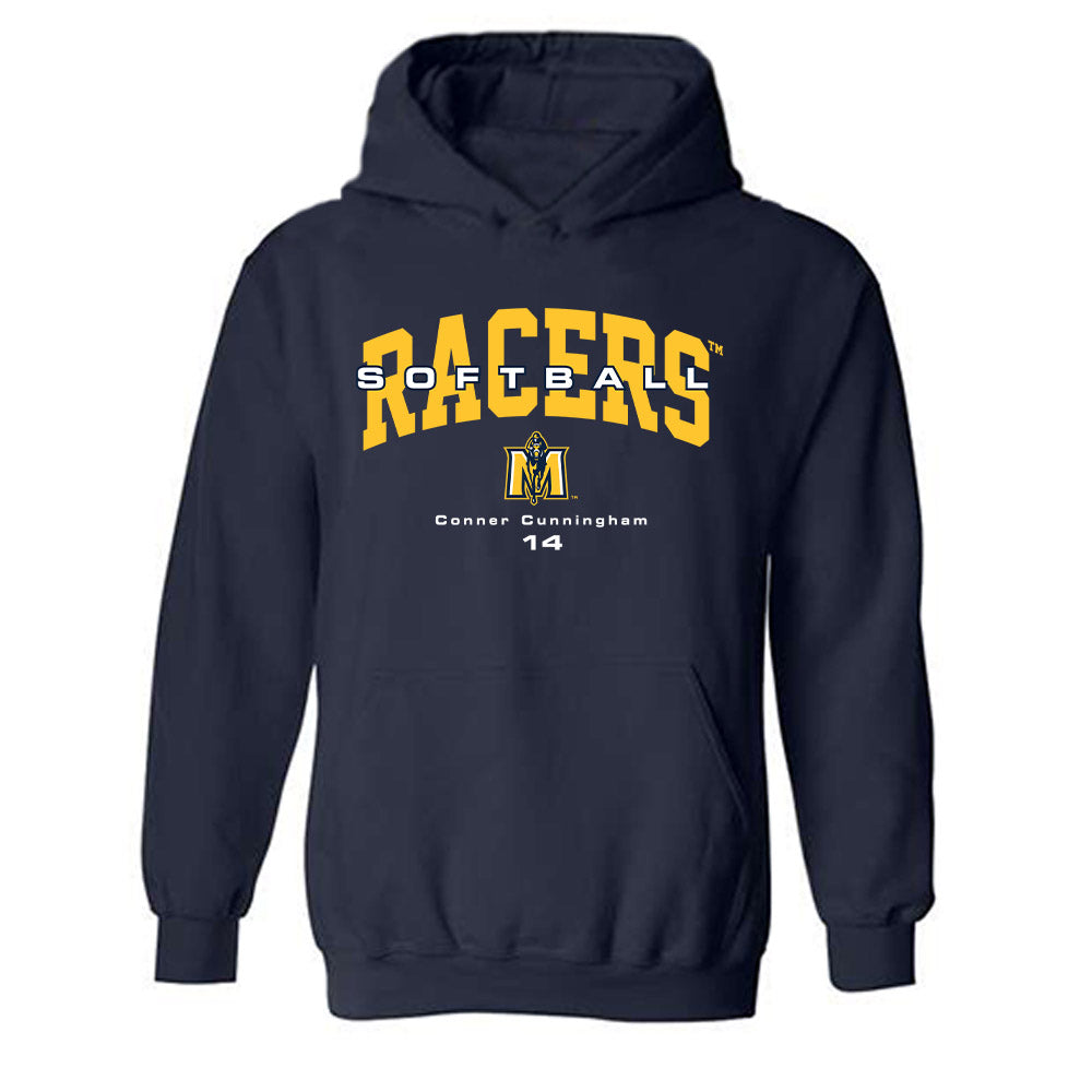Murray State - NCAA Baseball : Conner Cunningham - Classic Fashion Shersey Hooded Sweatshirt
