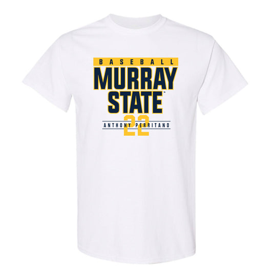 Murray State - NCAA Baseball : Anthony Perritano - Classic Fashion Shersey T-Shirt-0
