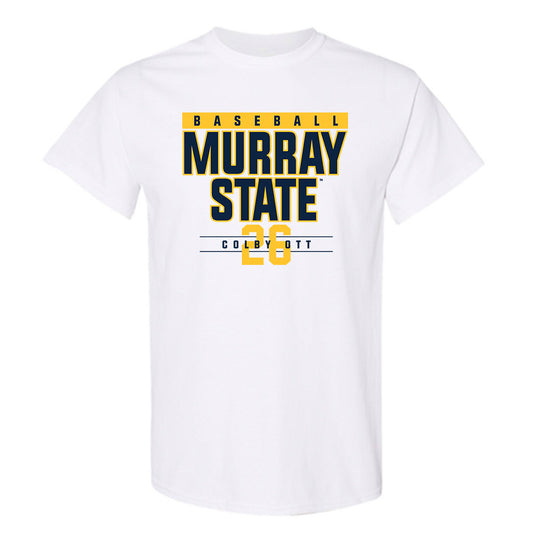 Murray State - NCAA Baseball : Colby Ott - Classic Fashion Shersey T-Shirt-0