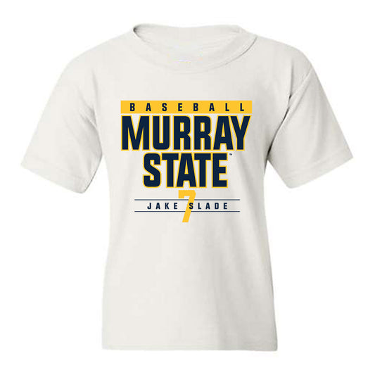 Murray State - NCAA Baseball : Jake Slade - Classic Fashion Shersey Youth T-Shirt-0