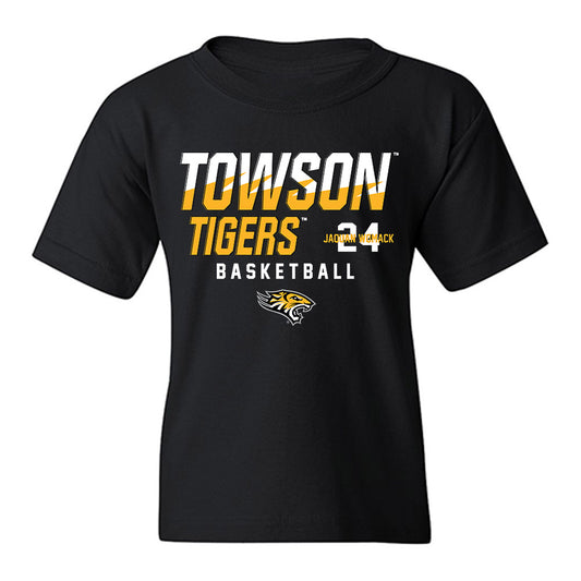 Towson - NCAA Men's Basketball : Jaquan Womack - Classic Fashion Shersey Youth T-Shirt-0