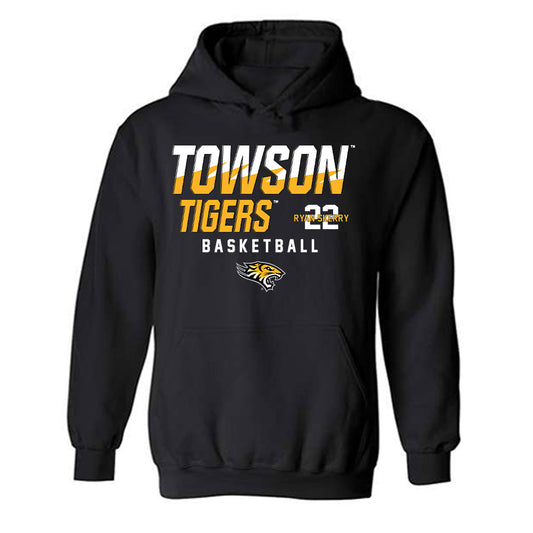 Towson - NCAA Men's Basketball : Ryan Skerry - Classic Fashion Shersey Hooded Sweatshirt-0