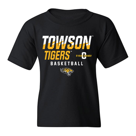 Towson - NCAA Men's Basketball : Ryan Conway - Classic Fashion Shersey Youth T-Shirt-0